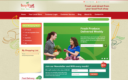 Buy Fruit - Brisbane Ecommerce Web Design
